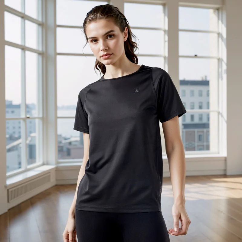 ADOT by Splash Regular Fit Crew Neck T-shirt with Short Sleeves