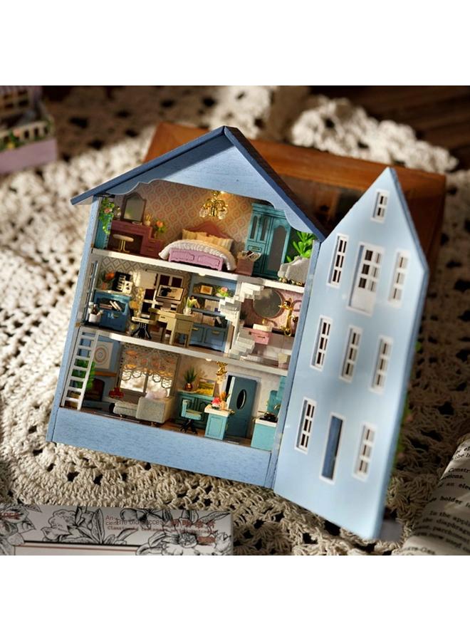 Bluejw Diy Cottage Mo Lan Manor-Happy Manor Wooden Handmade Open And Open Self-made Multi-level Gift Giving Female - Image 3