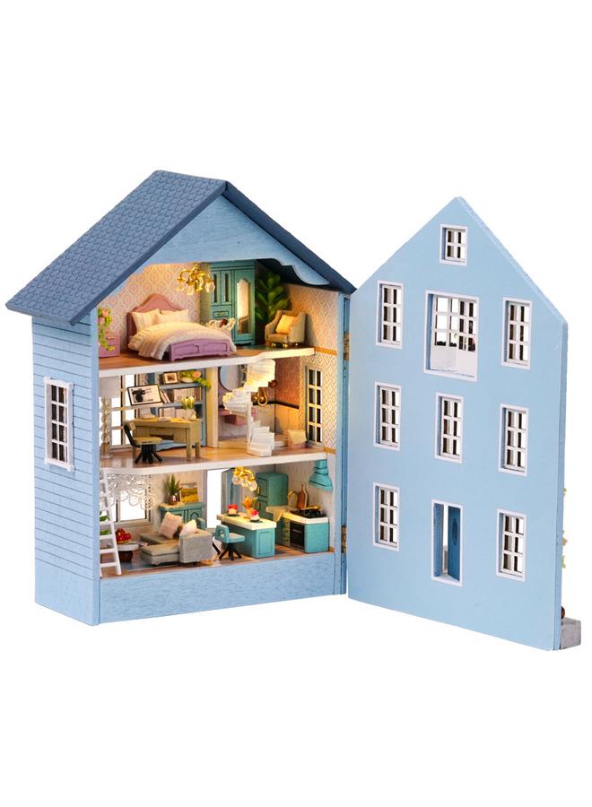 Bluejw Diy Cottage Mo Lan Manor-Happy Manor Wooden Handmade Open And Open Self-made Multi-level Gift Giving Female - Image 1