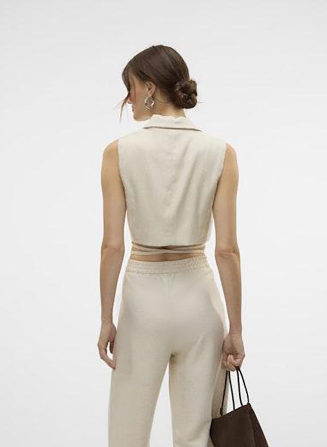 VERO MODA Vmsoffie Sl Crop String Vest  - Image 5