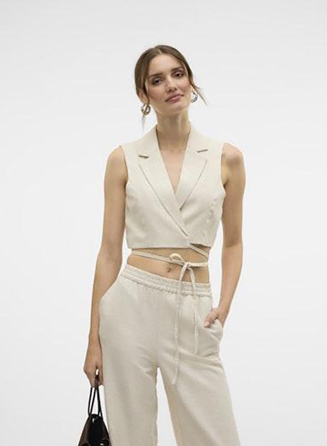 VERO MODA Vmsoffie Sl Crop String Vest  - Image 3