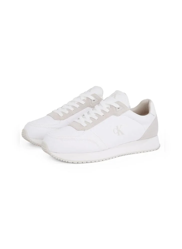 Calvin Klein Jeans Runner Sock Lace Up Canvas Trainers