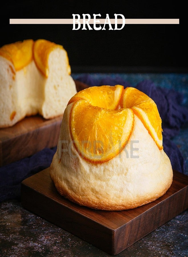 Marimer FOR BAKE Non-Stick 4" Angel Food Pan Set - 6-Pack Aluminum Chiffon Cake Tube Pans for Perfect Oven Baking - Anodized Surface - Bake Like a Pro! - Image 5