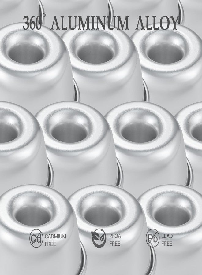 Marimer FOR BAKE Non-Stick 4" Angel Food Pan Set - 6-Pack Aluminum Chiffon Cake Tube Pans for Perfect Oven Baking - Anodized Surface - Bake Like a Pro! - Image 3