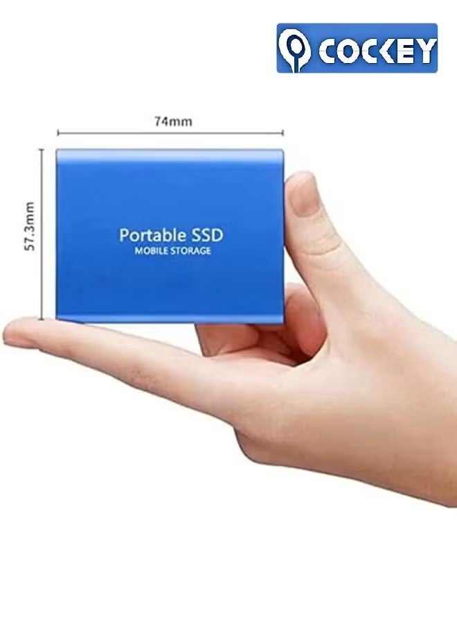 COCKEY 2TB Portable External SSD, 2000GB USB 3.1 High Speed Data Transfer, Computer Backup Drive Support Data Storage Transfer, USB C Mini Portable External Solid State Drive for PC/Laptop/Phones and More - Image 3