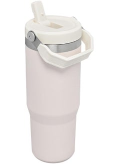 Stanley IceFlow Stainless Steel Tumbler 30oz, Leak-Resistant, Vacuum Insulated Water Bottle with Straw, Keeps Drinks Cold for 12 Hours or Iced for 2 Days, Ideal for Home, Office, or Travel, Rose Gold  - Image 2