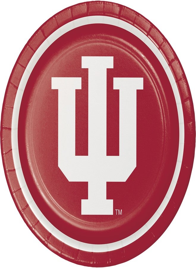 Creative Converting Indiana University Paper Plates, 24 ct - Image 1