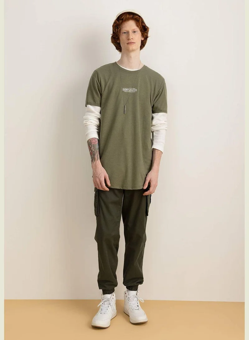 DeFacto Man Cargo Jogger Woven Trousers