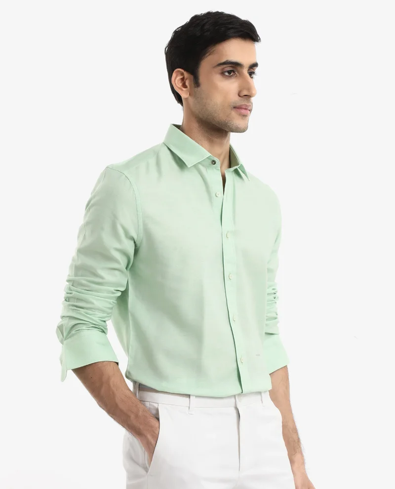 Rare Rabbit Men's Formal Plain Shirt