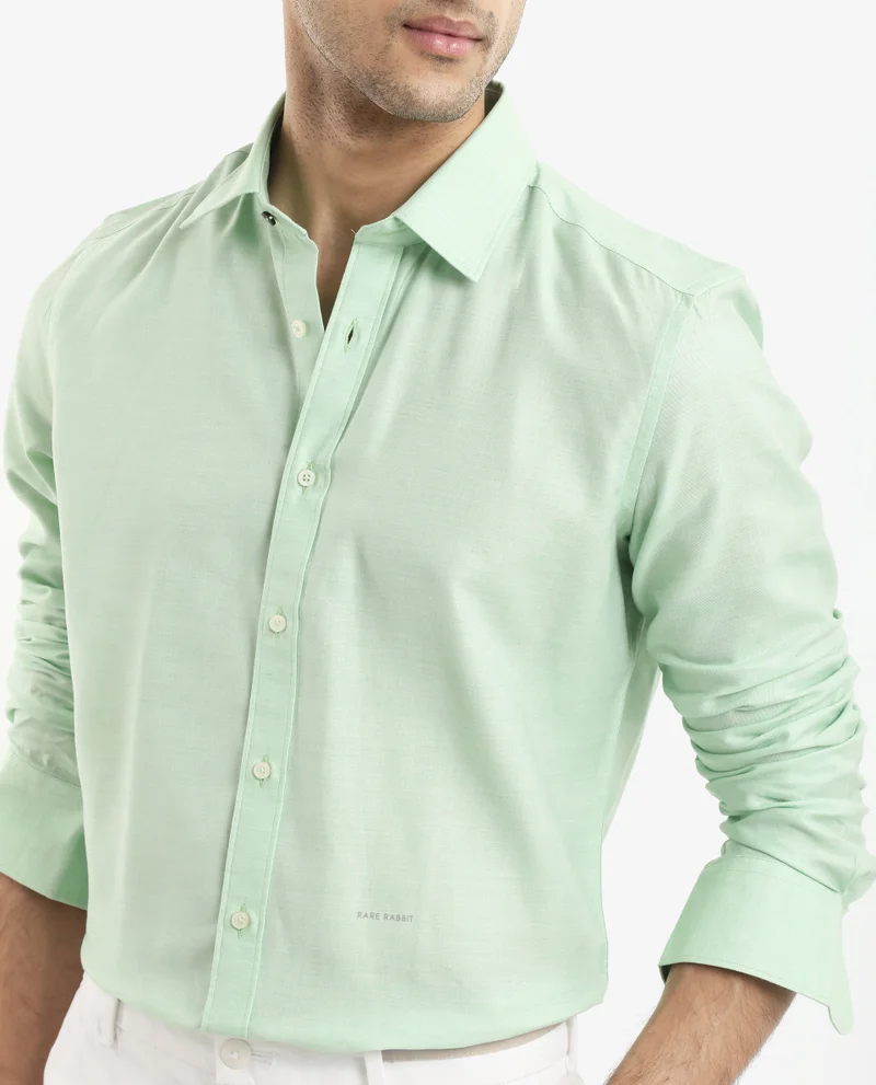 Rare Rabbit Men's Formal Plain Shirt