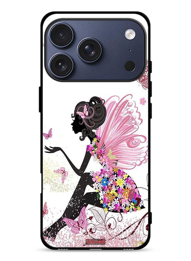 Tolwak Apple iPhone 17 Pro Protective Case Cover Butterfly Girl Artwork - Image 1