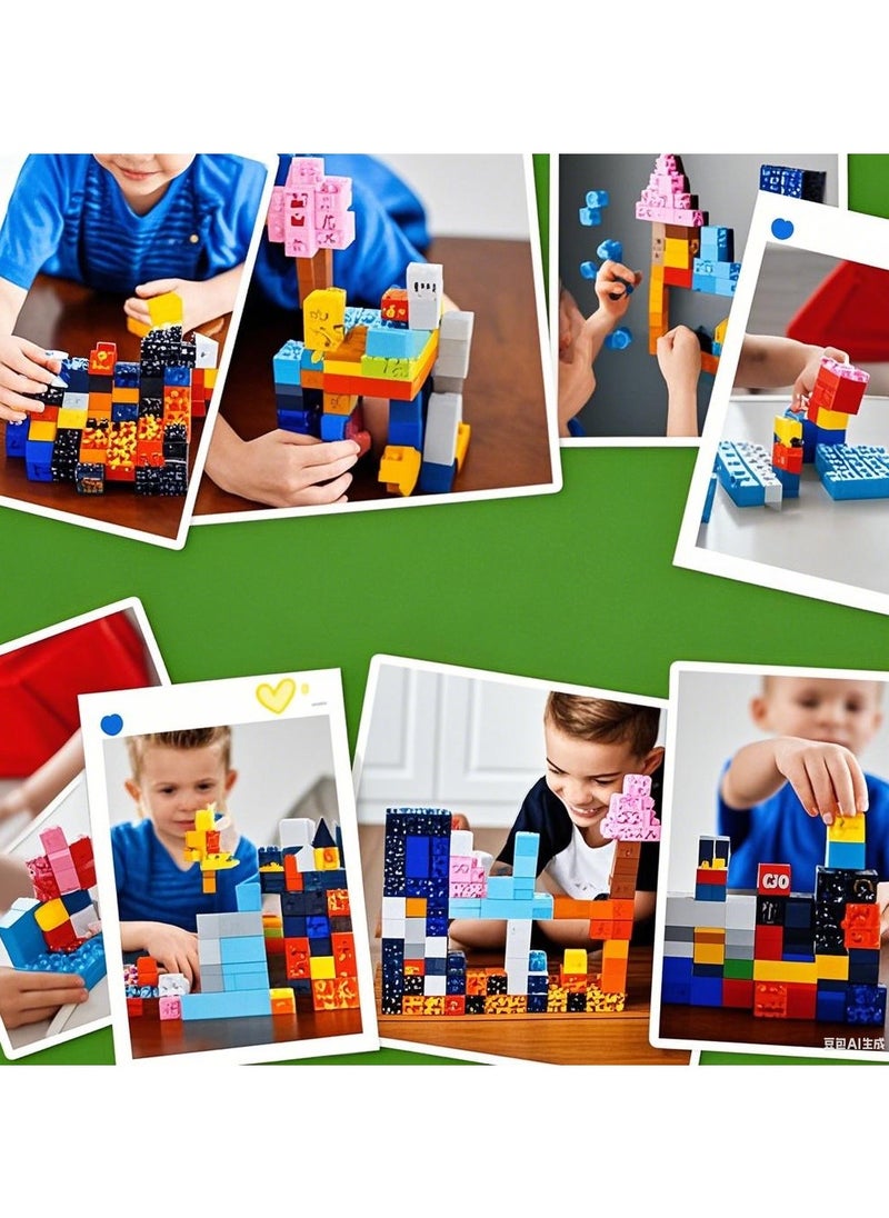 I LOVE KIDS Magnetic Building Blocks,84PCS Magnetic Toys for Age 4+,STEM Montessori Sensory Toys,Fidget 0.8" Cubes Construction Toys,Gifts For Kids  - Image 4