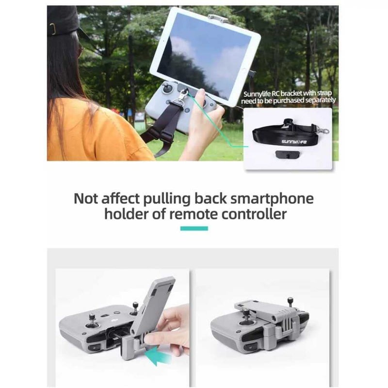 GetZget ® Sunnylife Foldable Tablet Holder for DJI Flip/Neo/Air 2/ DJI Air 2S/ DJI Mini 2/ Mavic 3/ Mini 3 pro Tablet, iPad Holder Accessories for N1RC/ N3RC Remote Controller - Image 4
