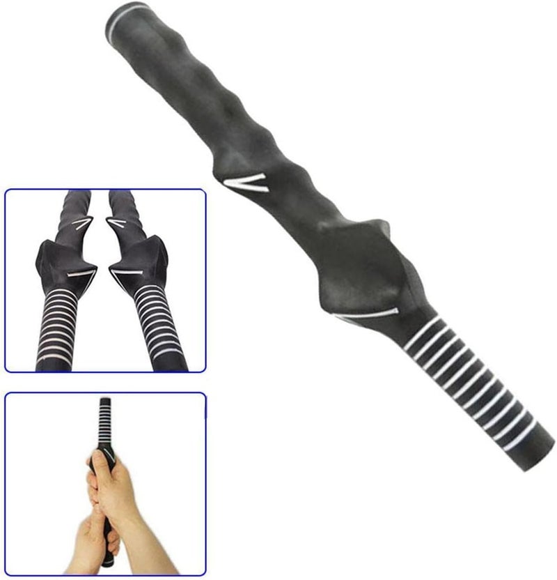 TRADERPLUS Right-Handed Golf Swing Training Grip Trainer, Black - Image 3