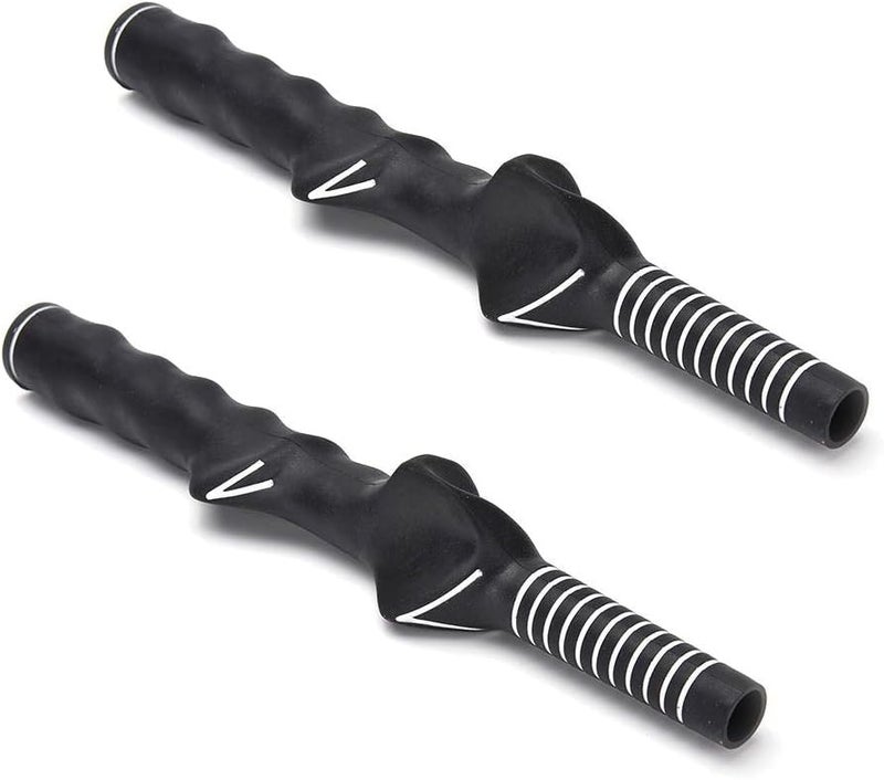 TRADERPLUS Right-Handed Golf Swing Training Grip Trainer, Black - Image 1