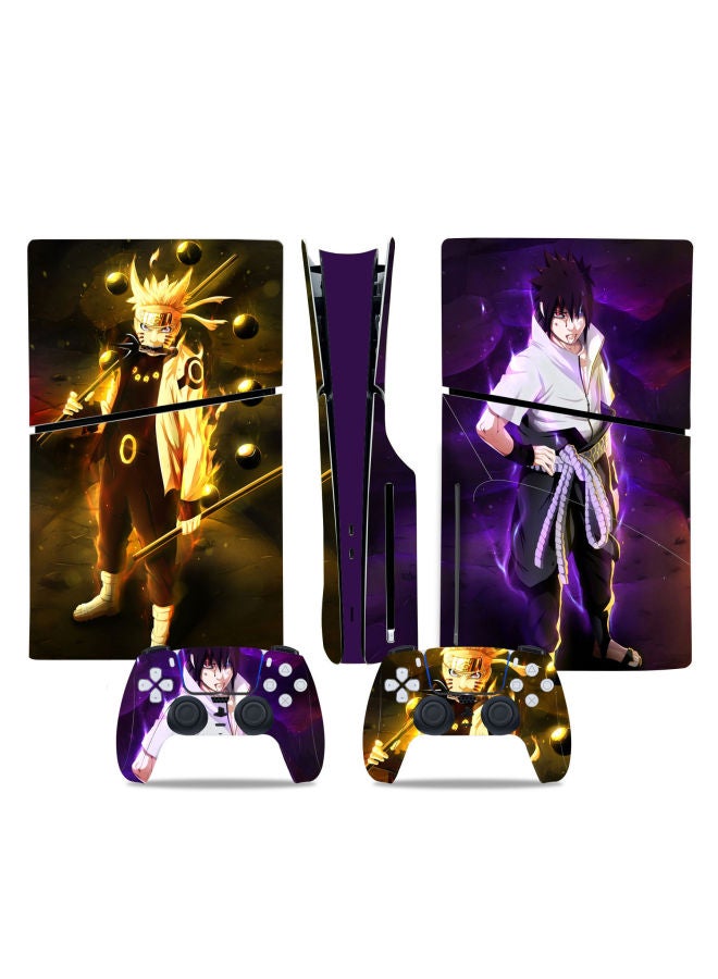 Ps5 Slim Console Skin Sticker Cartoon Protective Film Pain Relief Patch Digital Computer Game Protective Film-Color:TN-P5SDisc-0557 - Image 1