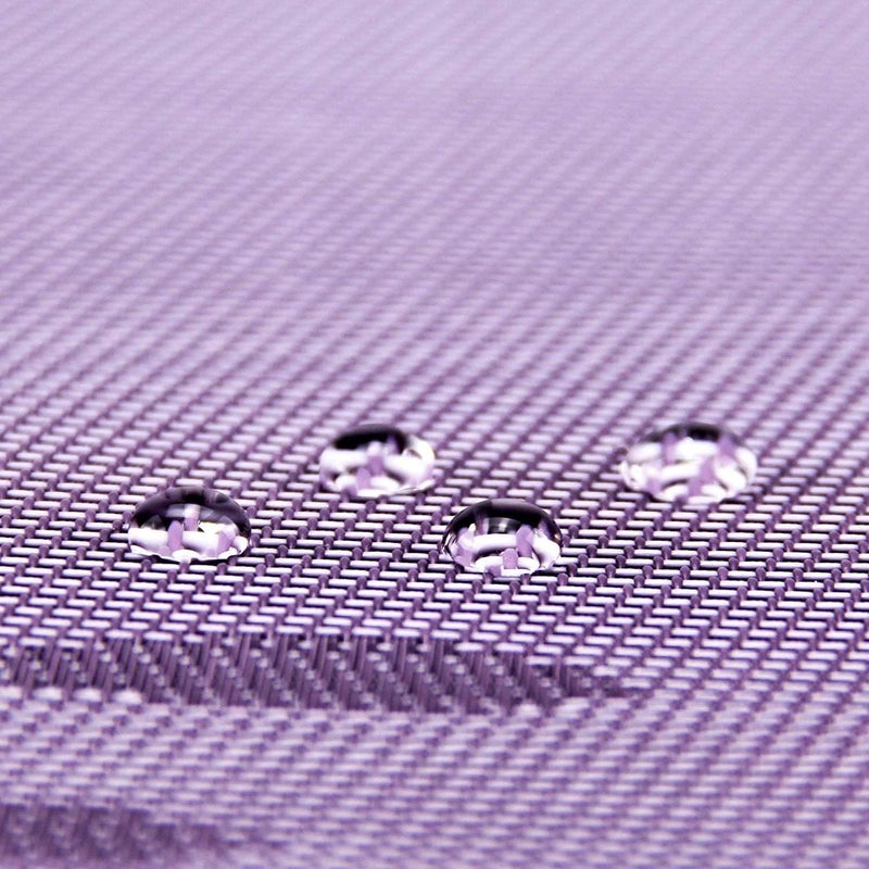 Stodern 6 Pcs Washable PVC Vinyl Placemats for Dining Table HeatResistant StainProof NonSlip Table Mats Durable Woven Vinyl Insulation Placemats for Kitchen Restaurant Home Use Violet - Image 5