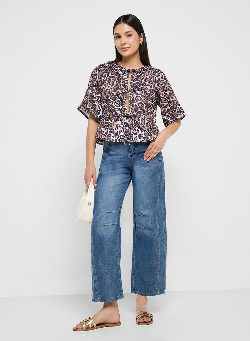 Ginger High Rise Straight Fit Jeans - Image 2