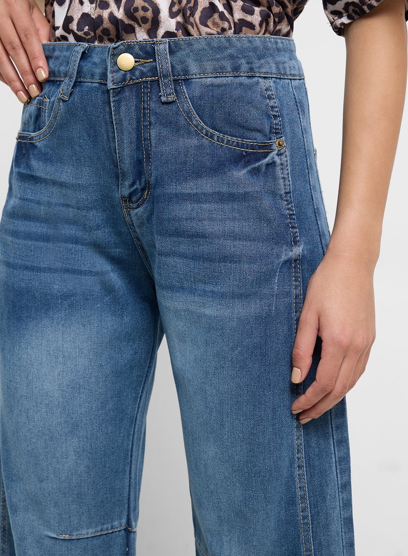 Ginger High Rise Straight Fit Jeans - Image 4