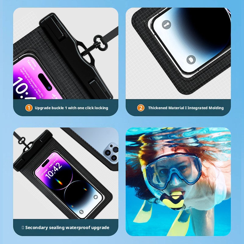 Waterproof Phone Pouch for Swimming Snorkeling 8-Level Waterproof HD - Image 4