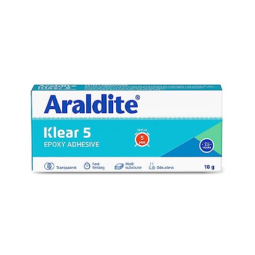 Araldite أرالدت 1543208 كلير 10 جرام (لاصق إبوكسي شفاف لمدة 5 دقائق) - Image 1