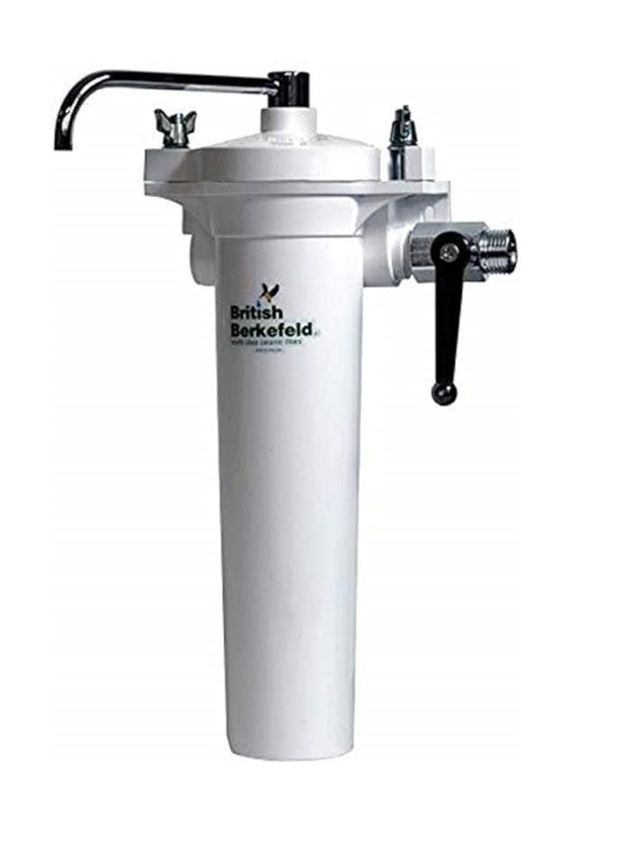 Doulton - Wall Mount Water Filter British Berkefeld HBA MKII Wall Mount With Sterasyl Water Filter Water Purifier Made in Britain since 1826 (White Pvc Body) - Image 1
