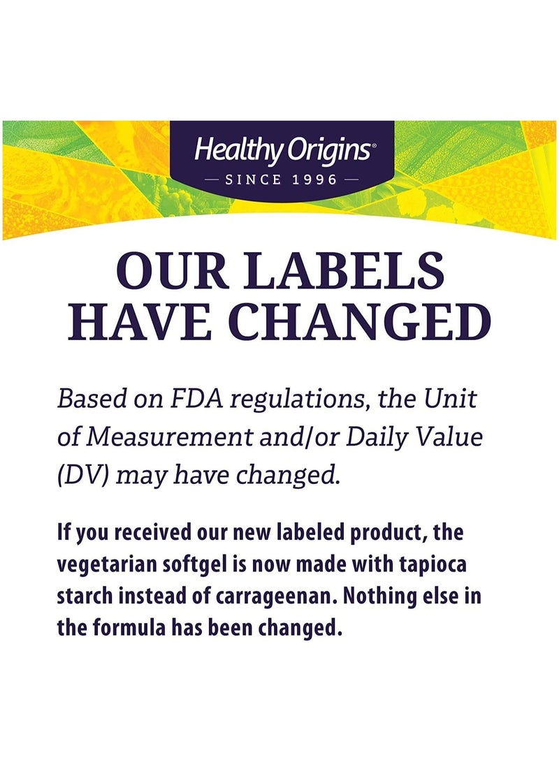 Healthy Origins Lutein (Lutemax 2020), 20 mg - Supports Eye Health -  60 Veggie Gels - Image 4