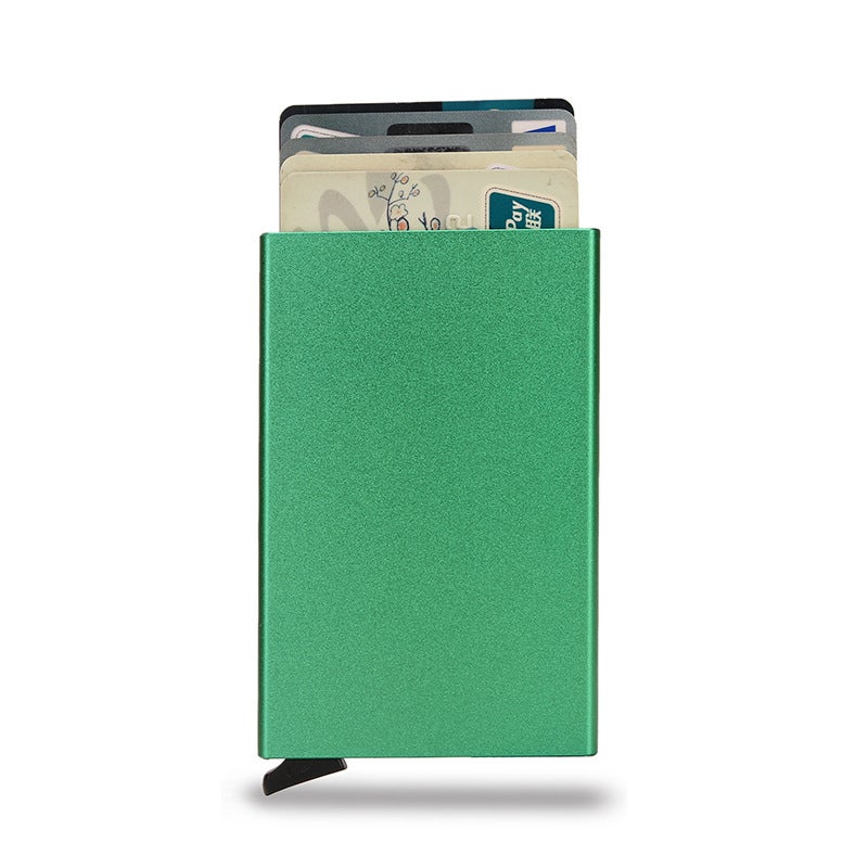 Rfid Metal Card Box with Multiple Card Slots, Aluminum Alloy Card Holder, Card Holder for Men and Women, Anti-Theft Card Holder, Anti-Degaussing Card Box - Image 1