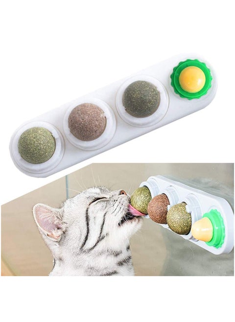 لعبة الكرة Catnip للقطط لعق الوجبات الخفيفة الطبيعية الصالحة للأكل