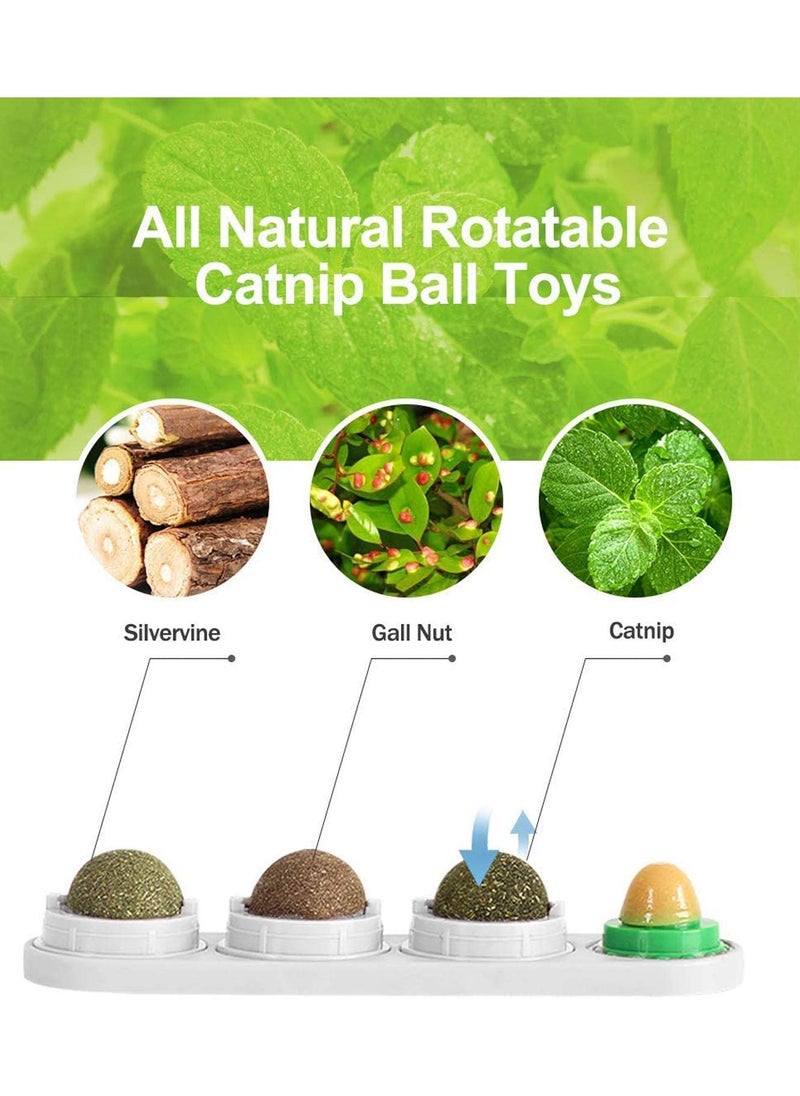 لعبة الكرة Catnip للقطط لعق الوجبات الخفيفة الطبيعية الصالحة للأكل