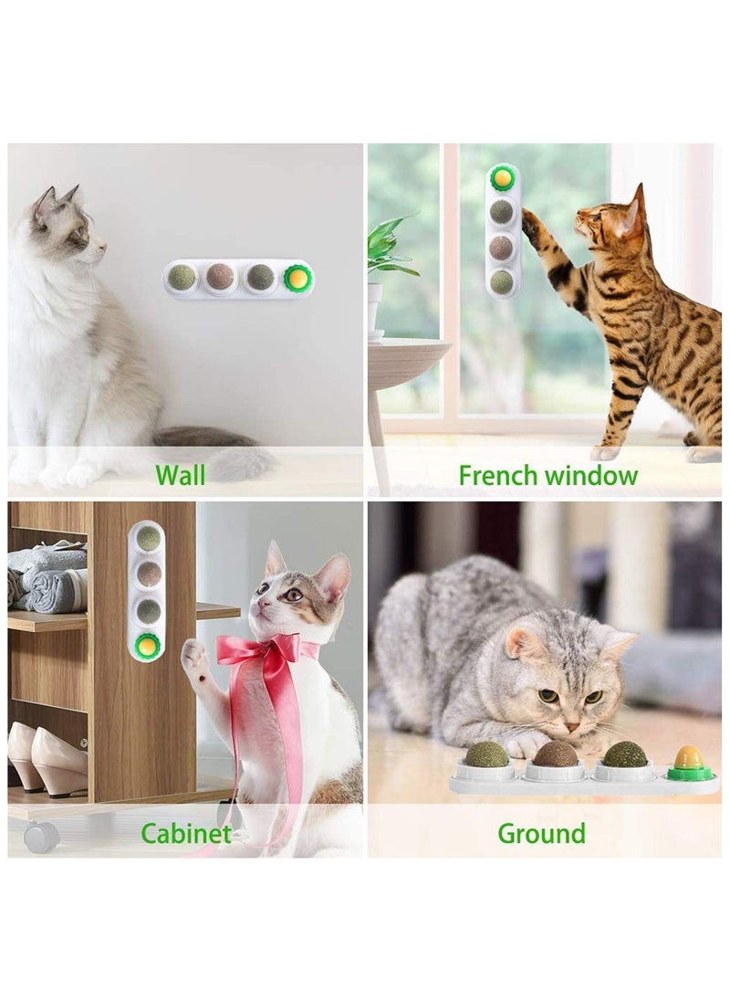 لعبة الكرة Catnip للقطط لعق الوجبات الخفيفة الطبيعية الصالحة للأكل