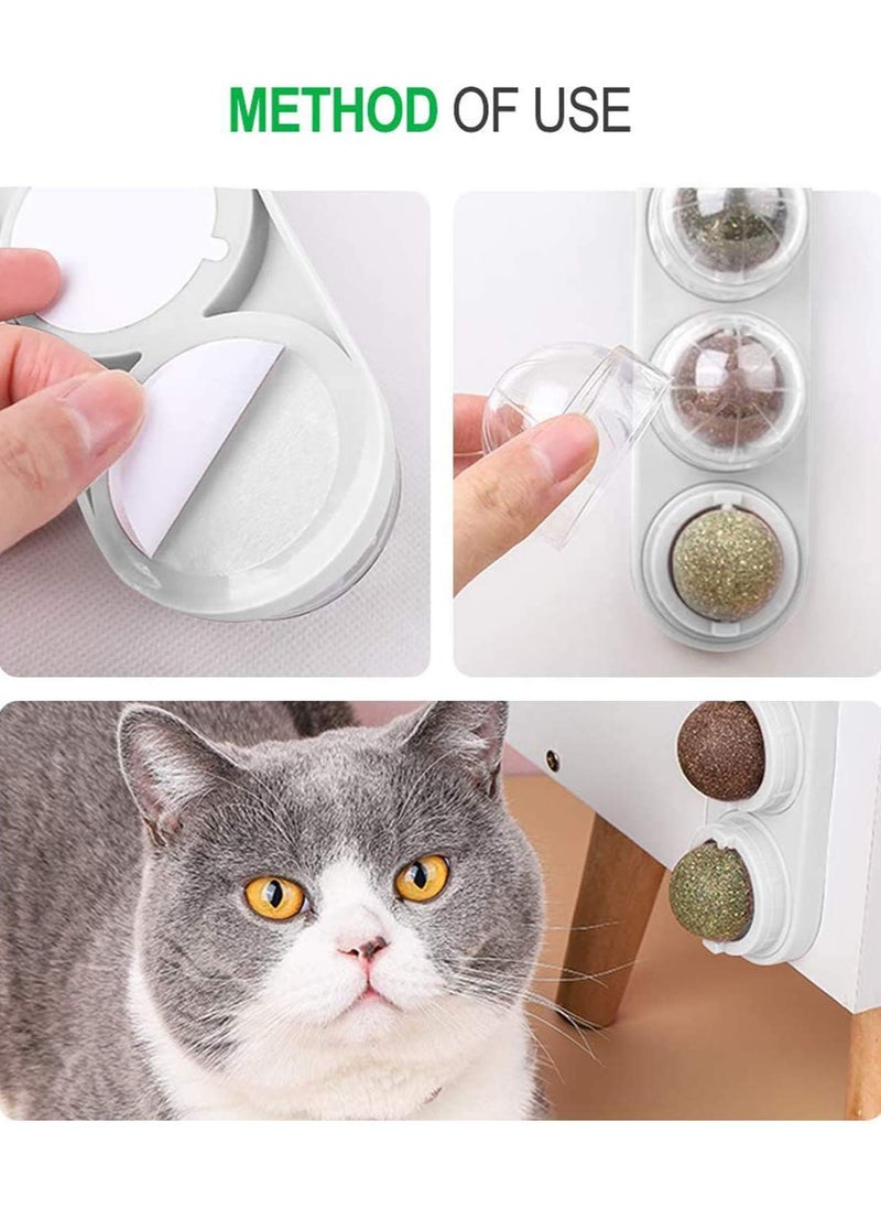لعبة الكرة Catnip للقطط لعق الوجبات الخفيفة الطبيعية الصالحة للأكل