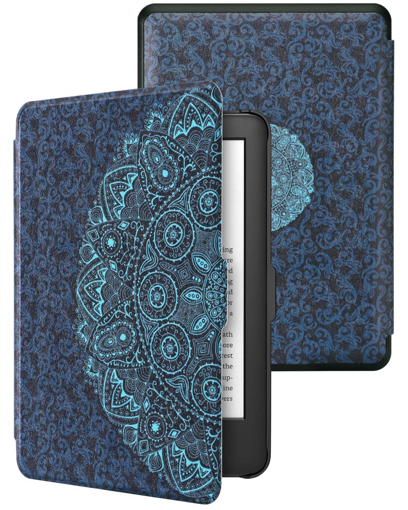 WALNEW Case for 6” Kindle Paperwhite 2012-2017(Model No.EY21 or DP75SDI) - PU Leather Case Smart Protective Cover Only Fits Old Generation Kindle Paperwhite Prior to 2018 - Image 1