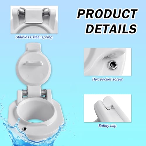 TycoonWon W400BWHP Free Rotating Vacuum Lock Safety Wall Accessory Replacement for Hayward Navigator Pool Cleaners（White） - Image 5