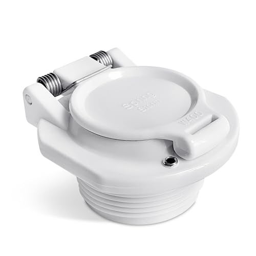 TycoonWon W400BWHP Free Rotating Vacuum Lock Safety Wall Accessory Replacement for Hayward Navigator Pool Cleaners（White） - Image 1