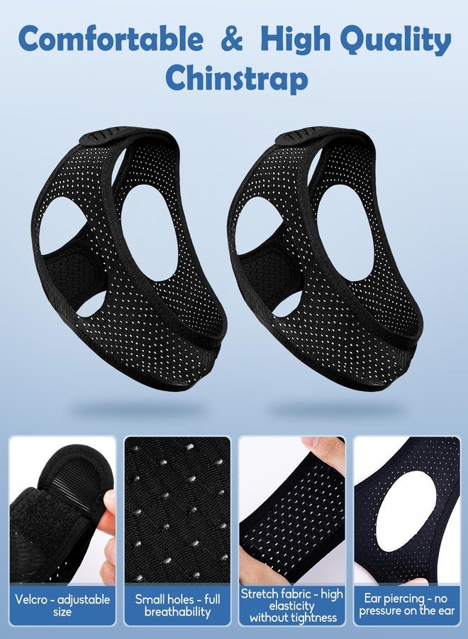 Yampahpa Upgraded Chin Strap for Sleeping 2 Pack，Anti Snoring Devices to Stop Snoring for CPAP Users，Mouth Tape for Sleeping Adjustable & Breathable for Men,Women. - Image 2