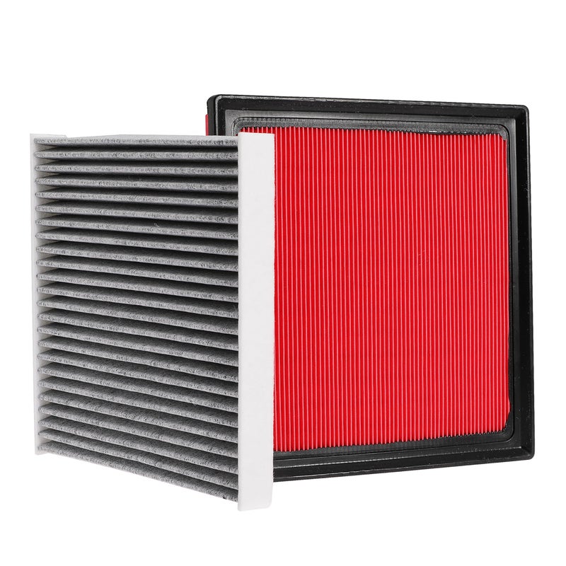 NuFlySic Engine and Cabin Air Filter for Toyota Rav4 20-24 Camry Gas 18-24 Highlander 20-24 Avalon 19-22 for Lexus ES350 19-24 NX350 22-24 NX250 22-24 NOT Fit for Hybrid Replace CA12377 CF12157 - Image 1