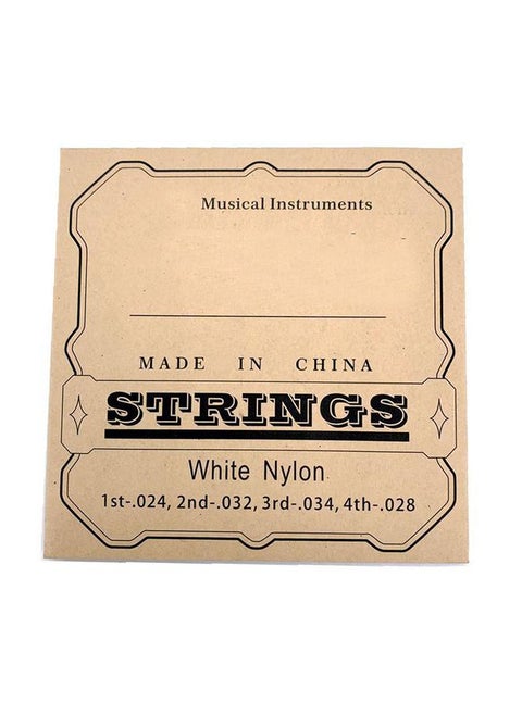 4Pcs Ukulele Strings Clear Beautiful Sound Professional Nylon Strings Replacement for 23in 26in Ukulele