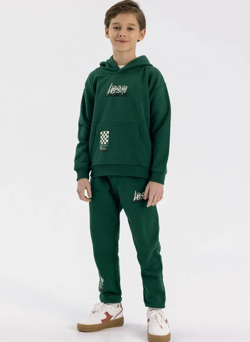 مينوتي Kids Boys  Fleece Hoodie And Joggers Set