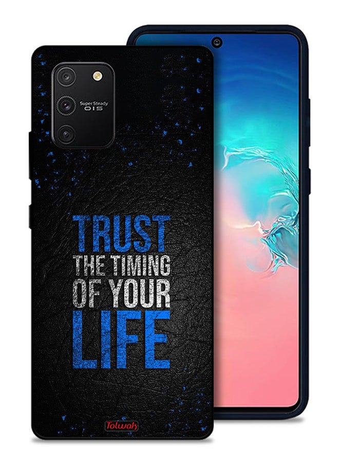 Tolwak Samsung Galaxy S10 Lite Protective Case Cover Trust The Timing Of Your Life  - Image 1