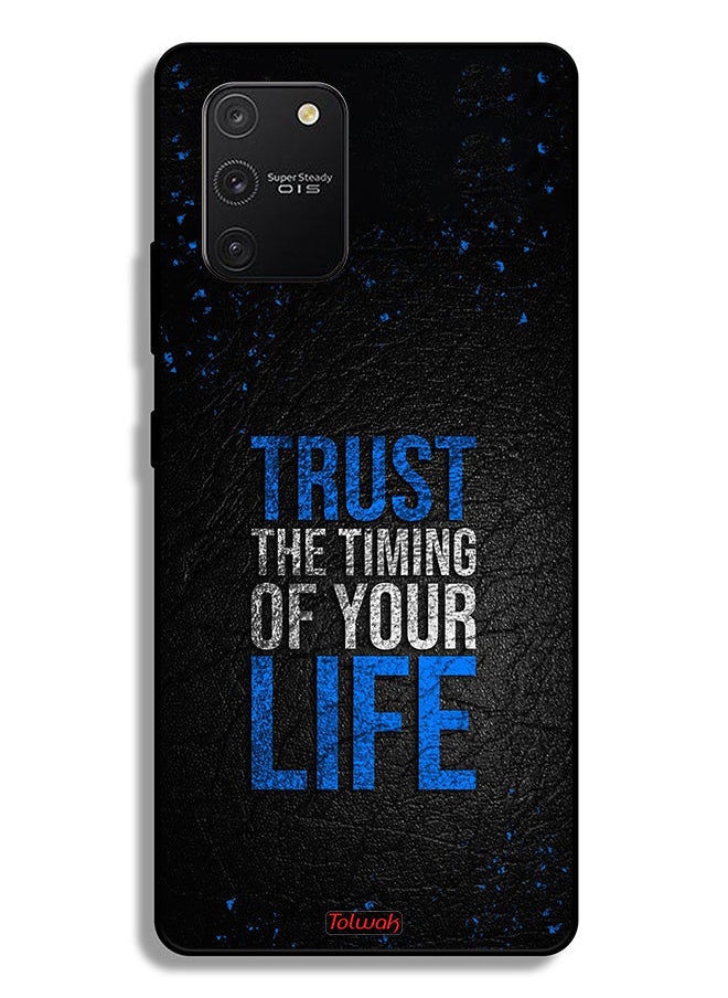 Tolwak Samsung Galaxy S10 Lite Protective Case Cover Trust The Timing Of Your Life  - Image 2
