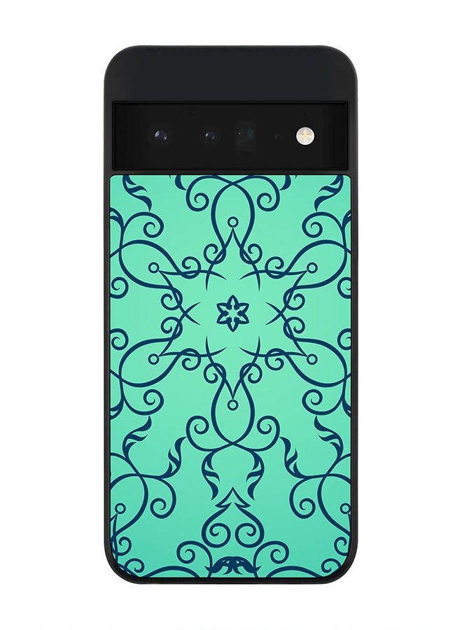 Stylizedd Rugged Black edge case for Google Pixel 6 Pro 5G Slim fit Soft Case Flexible Rubber Edges Anti Drop TPU Gel Thin Cover - Arabian Star - Image 1