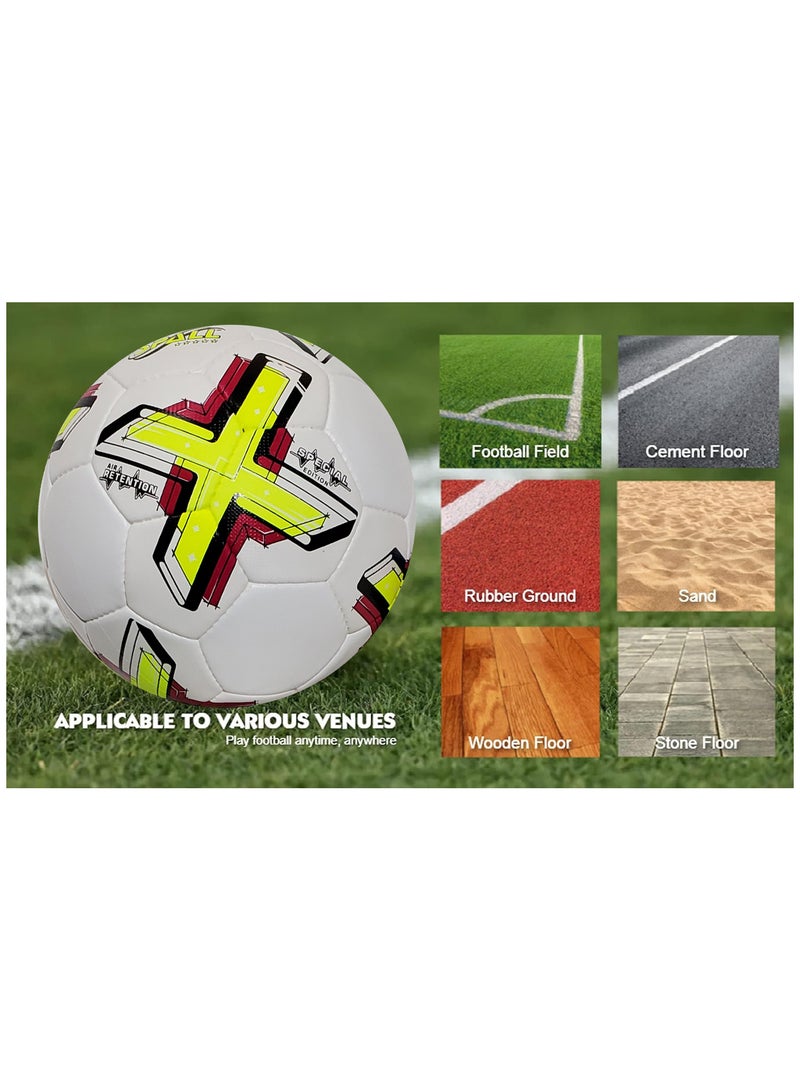 Spall Football Soccer Ball For Matches World Cup Best Indoor/Outdoor Water Proof Ball For Professional Training And Match Men And Women Youth And Adult - Image 4