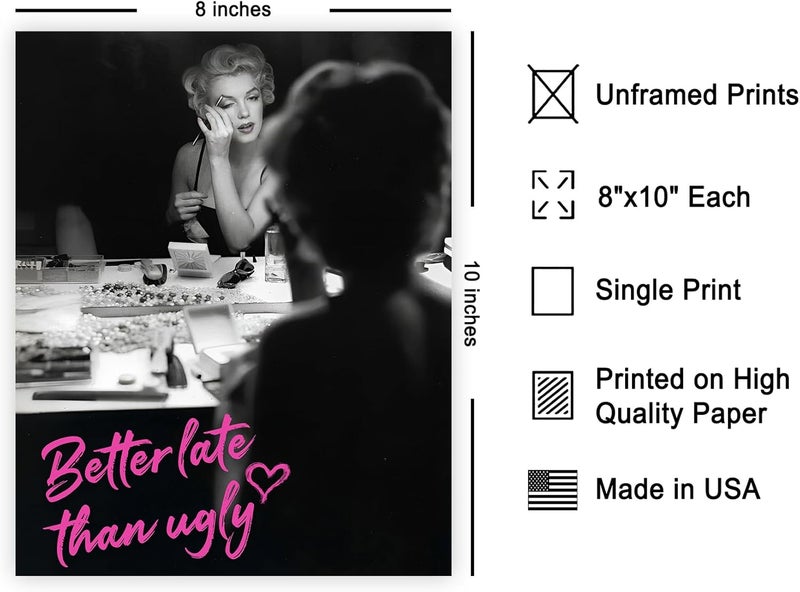 Poster Master Better Late Than Ugly Marilyn Poster - Image 2
