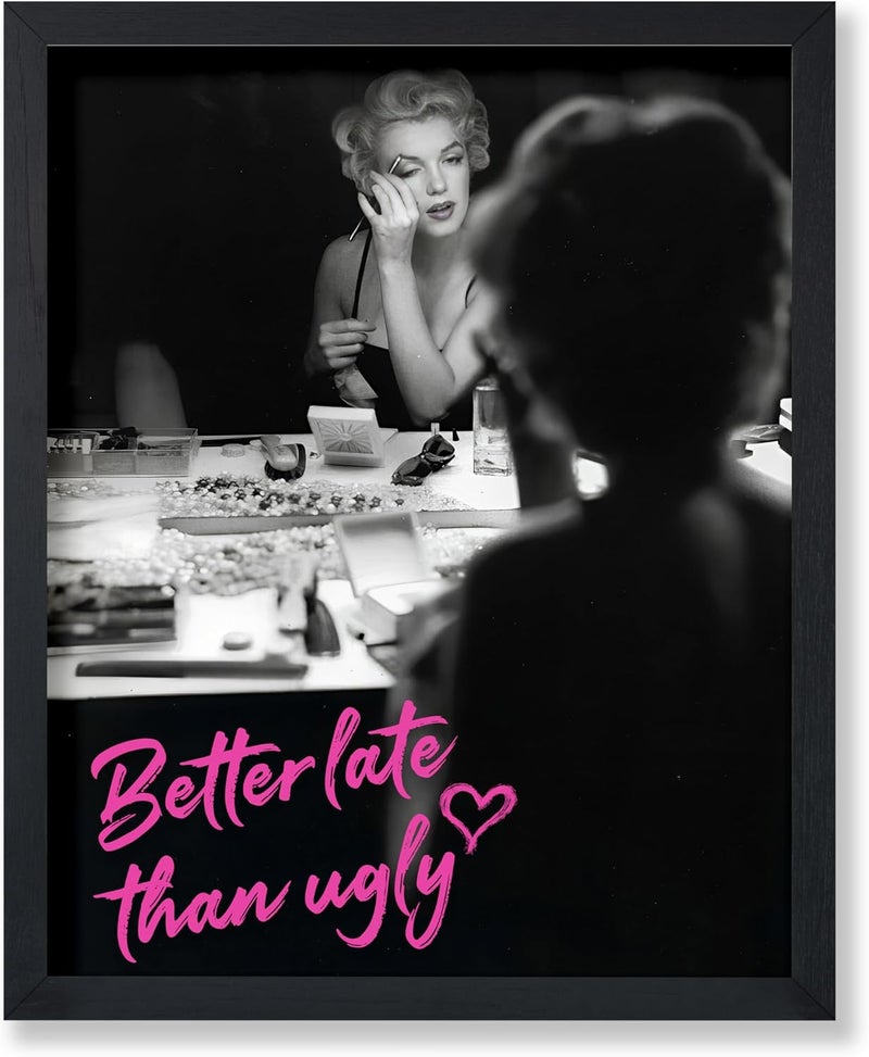 Poster Master Better Late Than Ugly Marilyn Poster - Image 1