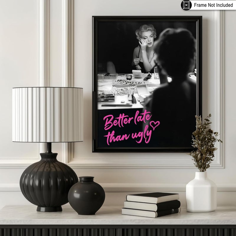 Poster Master Better Late Than Ugly Marilyn Poster - Image 3