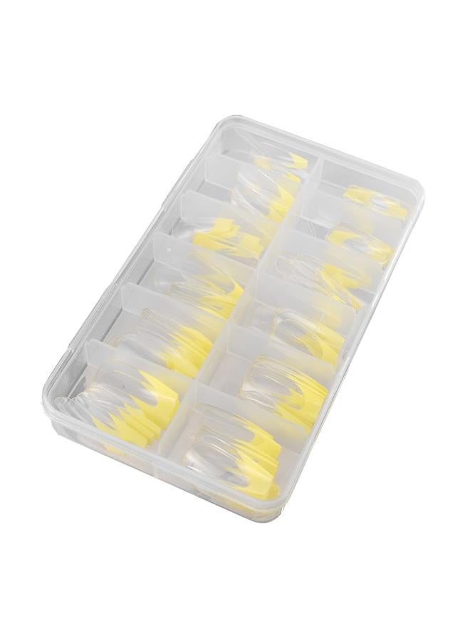 Hot Sale 120 Pieces French Wearing Nail Nails Folding Traceless Nail Nails Lightweight Transparent Color DIY Fake Nails