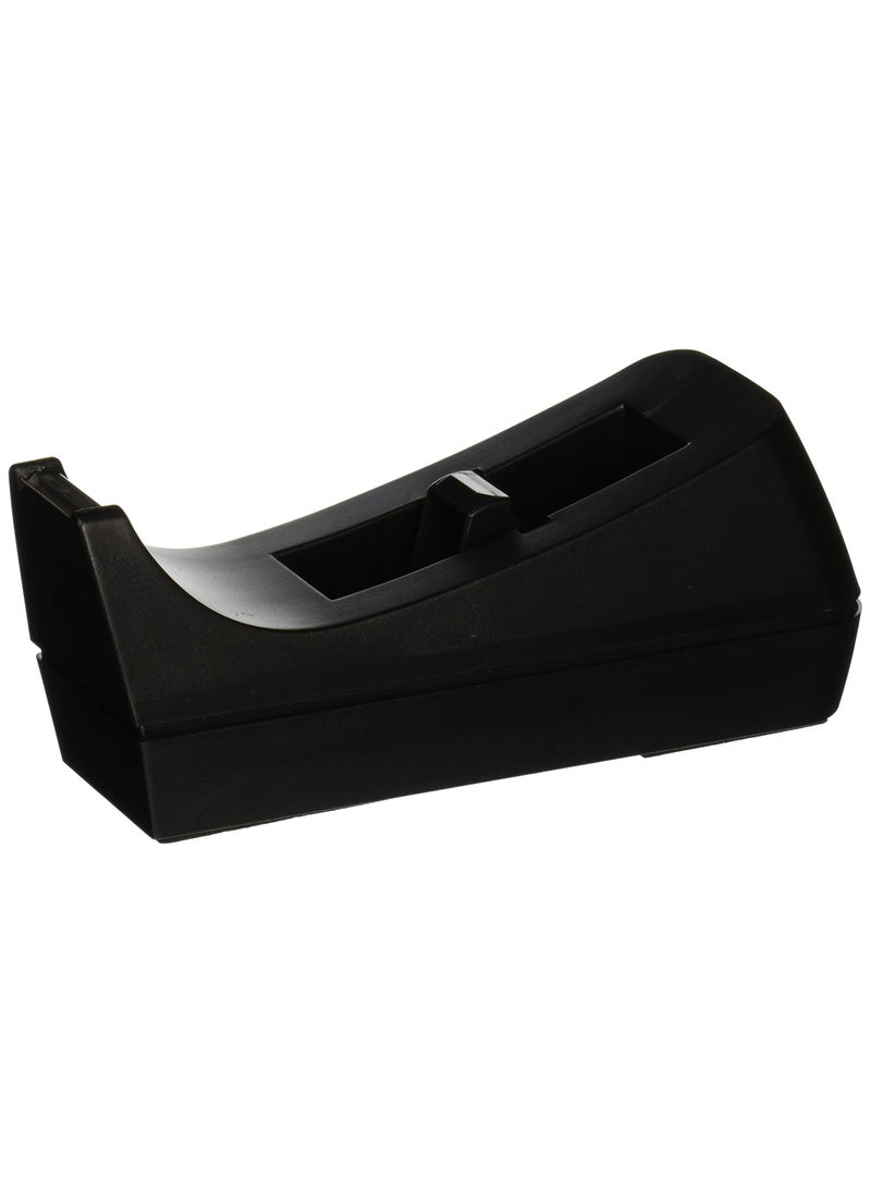 Business Source Business Source 32954 Tape Dispenser, Holds 1/2-Inch -3/4-Inch x36 Yds, 1-Inch Core, Black 