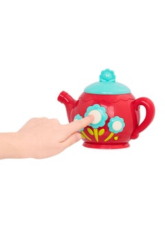 BATTAT Musical Tea Set, Pretend Play Set with Melodies and Tea Pot Sound, Pre School Toys, Best Gift for Babies & Toddlers  - Image 4