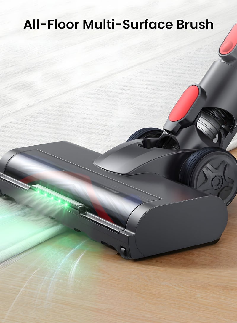 Yaber Home, L10, 1.3kg Cordless Vacuum Cleaner, Lightweight Stick Vacuum with All-Floor Multi-Surface Brush, LED Dust Lights, Telescopic Wand and Self-Standing Design for Home, Stairs and Car - Image 3